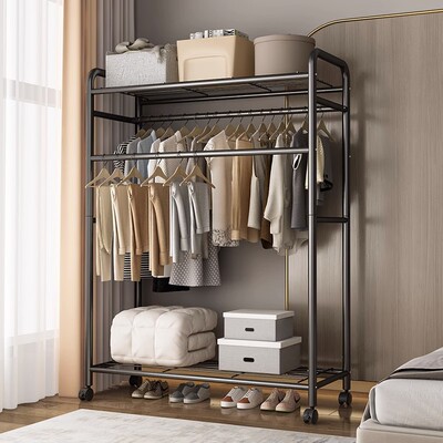 卧室衣帽架厂家直销简易可移动