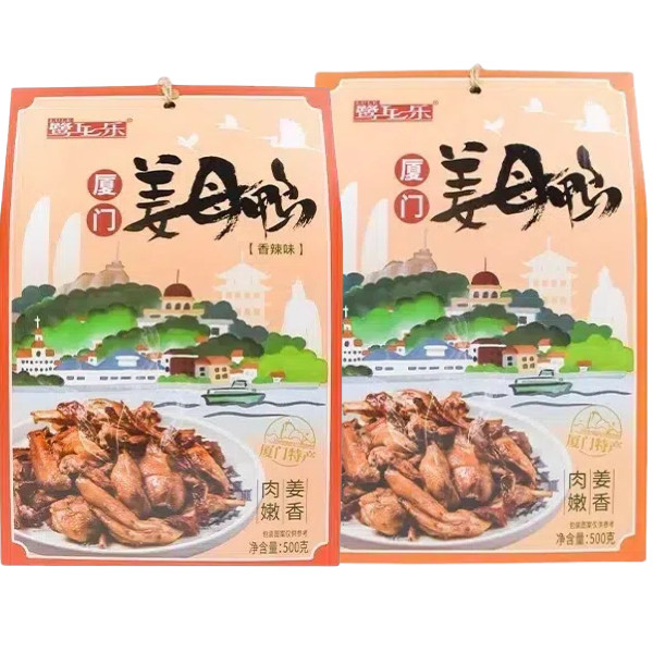 厦门特产福建鹭乐姜母鸭500g熟食