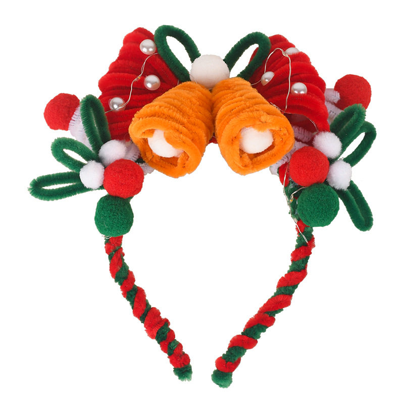 圣诞节扭扭棒发箍头饰树