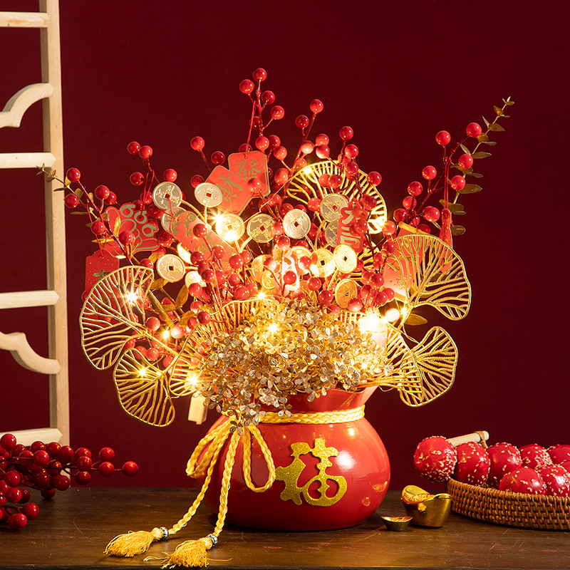 2026新年装饰品发财果树