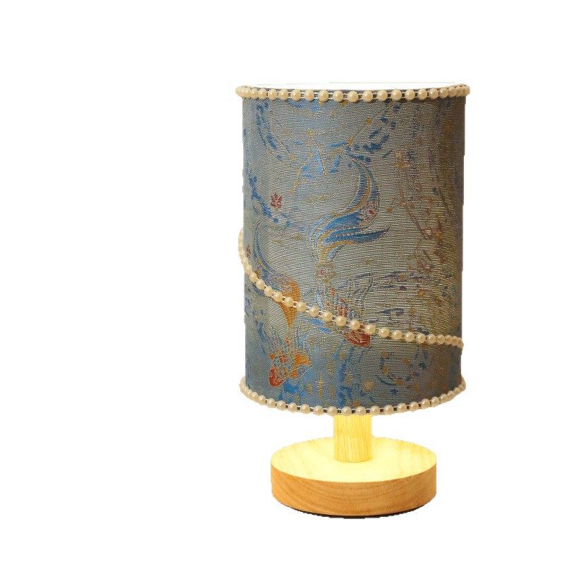 新年宋锦台灯diy材料包手工制作卧室小夜灯创意沙龙亲子团建礼品,节庆用品/礼品,创意/设计灯,淘宝优惠券,粉丝福利购,淘宝优惠卷