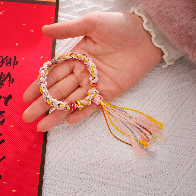 新年手绳材料包团建活动手工DIY编绳送闺蜜女朋友创意礼物小手链,户外/登山/野营/旅行用品,作训外套/套装/野战套装,淘宝优惠券,粉丝福利购,淘宝优惠卷