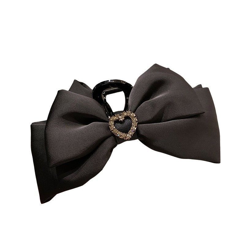 韩版缎面双面蝴蝶结大抓