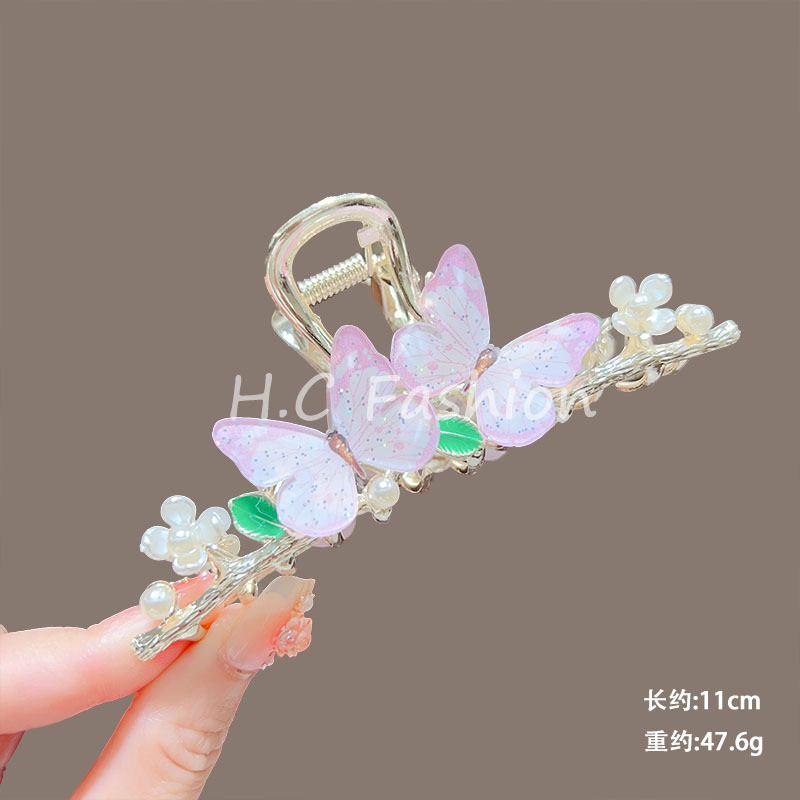 新款小众设计感金属抓夹