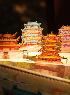 四大名楼纪念品黄鹤楼岳
