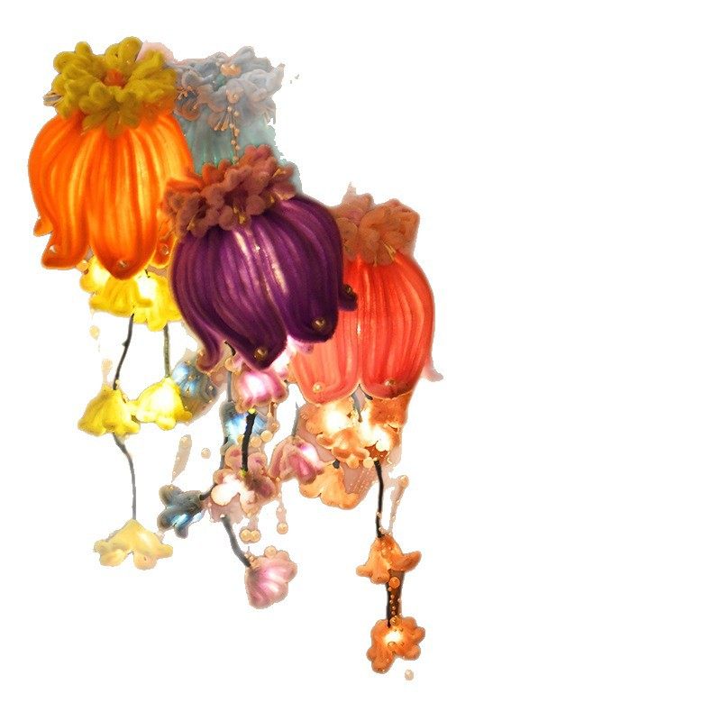 新年元旦扭扭棒手工花束毛根铃兰花灯diy材料包活动汉服装饰花灯,节庆用品/礼品,节日装扮用品,淘宝优惠券,粉丝福利购,淘宝优惠卷