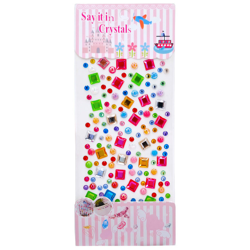 儿童贴纸宝石水晶亚克力diy女孩装饰钻石贴纸创意幼儿园奖励贴画,文具电教/文化用品/商务用品,贴纸/立体贴纸,淘宝优惠券,粉丝福利购,淘宝优惠卷