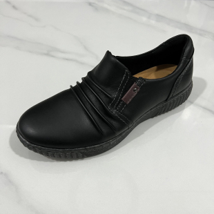 妈妈鞋 外贸新款 F6094 女鞋 垫舒适牛皮大码 微瑕真皮单鞋 平跟软鞋