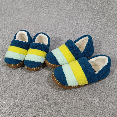 毛毛拖鞋亲子家居室内鞋包跟儿童