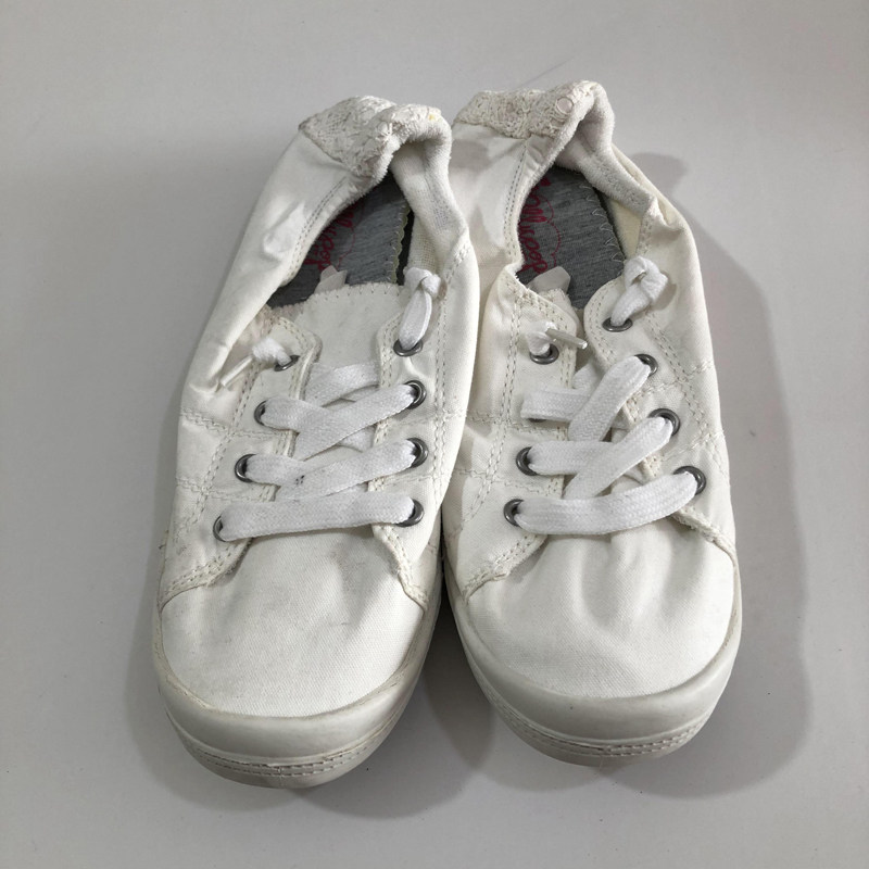 欧美出口套脚记忆休闲风小白鞋