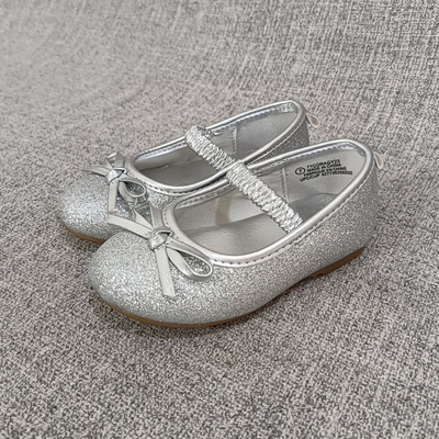童鞋外贸女童亮片公主鞋