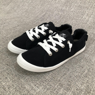 F3227 软底套脚布鞋 外贸2023百搭休闲舒适懒人帆布鞋 女鞋