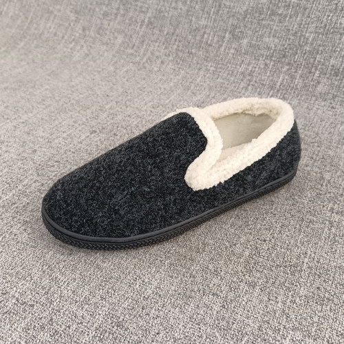 外贸换季清仓舒适加绒保暖豆豆鞋室内防滑休闲棉鞋大码女鞋F4262