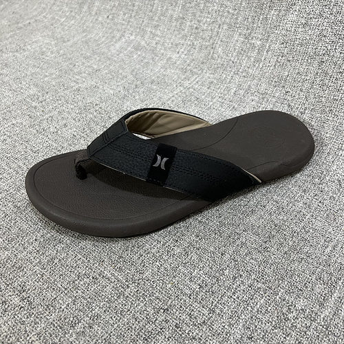 外贸人字休闲拖鞋室内外休闲简约牛筋底防滑百搭拖鞋男鞋 F5276