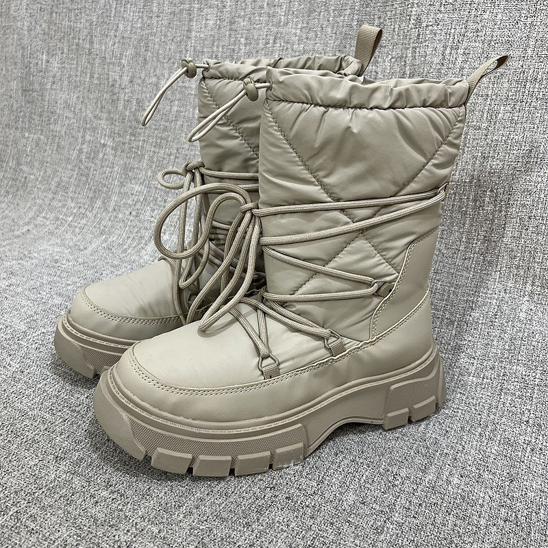 外贸冬季新款厚底加棉防水雪地靴面包短筒靴棉鞋大码女鞋 F5254,女鞋,时尚雪地靴,淘宝优惠券,粉丝福利购,淘宝优惠卷