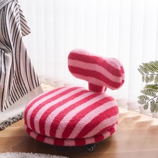 懒人沙发榻榻米座椅飘窗单人小沙发飘窗沙发旋转儿童沙发多巴胺