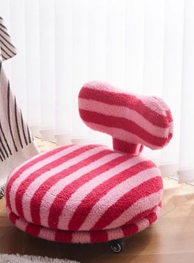 懒人沙发榻榻米座椅飘窗单人小沙发飘窗沙发旋转儿童沙发多巴胺