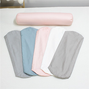 A类实用糖果抱枕套透气长条套亲肤四季枕头套换洗圆柱纯棉枕套子