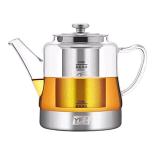 雅风玻璃煮茶壶电磁炉专用玻璃烧水壶大容量泡茶壶电陶炉煮茶套装