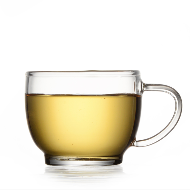 加厚耐热玻璃茶杯透明水杯纯手工吹制玻璃品茗杯泡茶杯咖啡牛奶杯
