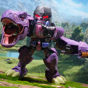 当天发货 霸王龙威震天变形玩具模型bw猛兽侠女王大人男孩金刚