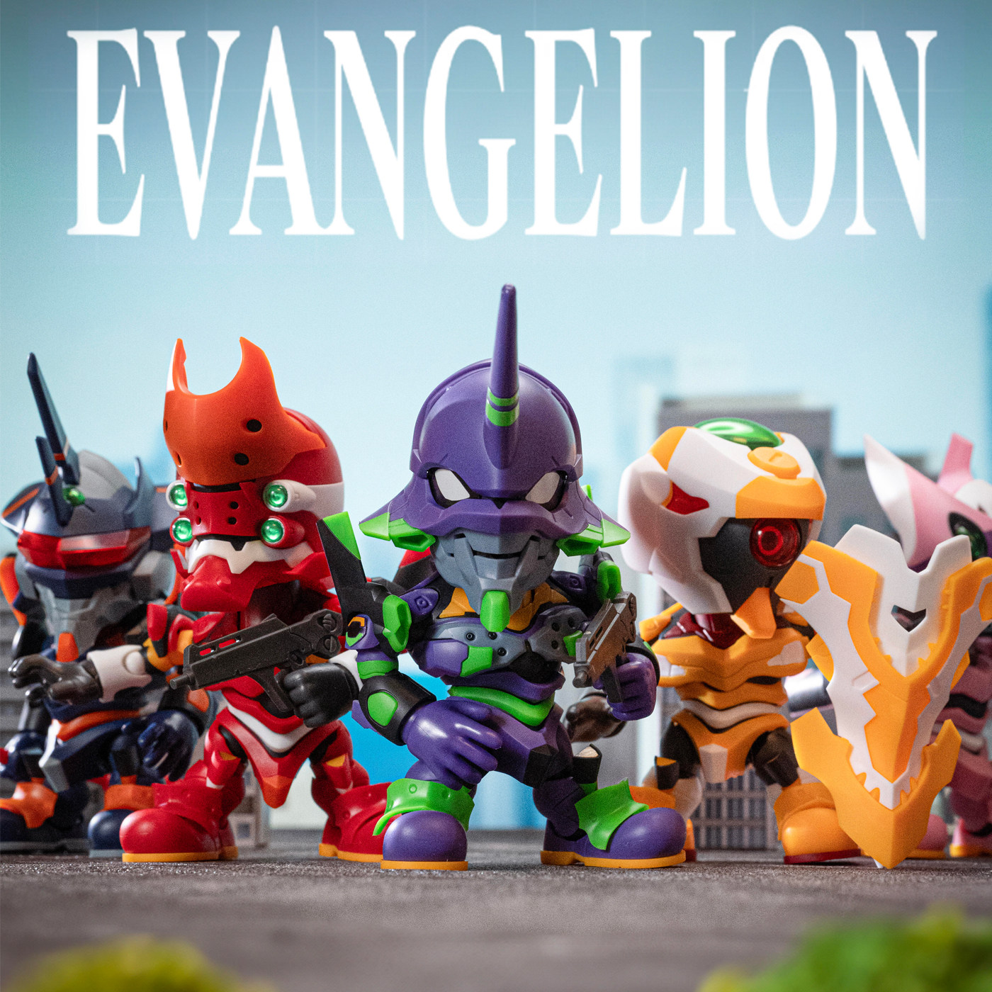 当天发货 eva初号机新世纪福音战士玩具盲盒圣斯基第四使徒2手办