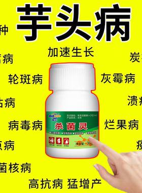 芋头专用药疫病烂叶烂梗桐钱叶黄叶死苗一喷绿污斑病叶枯黄全都管