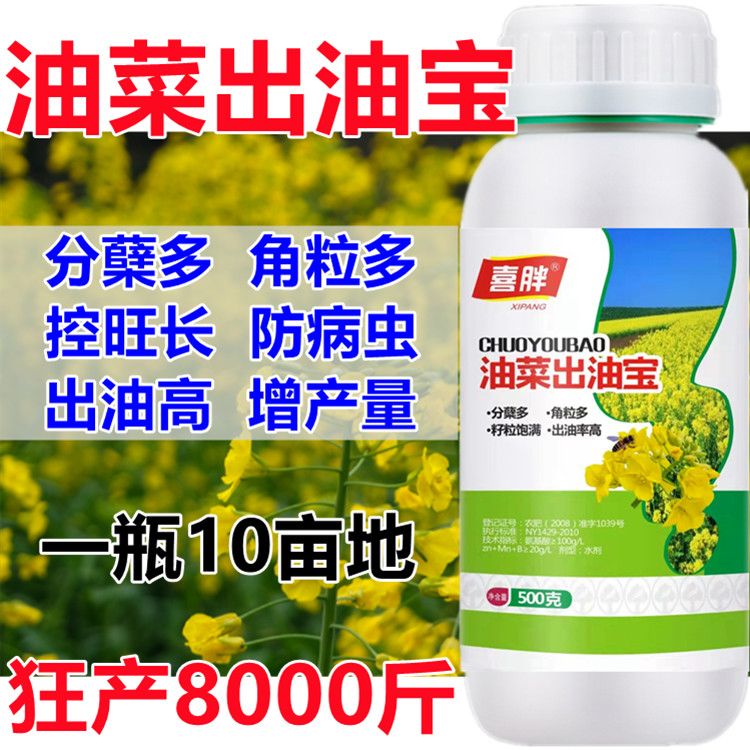 油菜专用肥油菜丰产出油宝促根壮棵保花利荚籽粒饱满抗寒抗冻进口