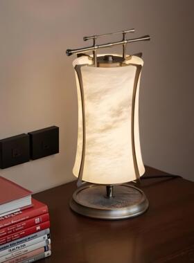 中山工厂直销原戈定制新中式酒店大堂售楼处台灯古典东方云石灯罩