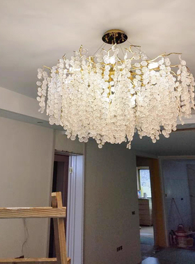 豪华别墅水晶吊灯树枝餐厅简美奢华高档客厅大灯法式大厅水晶灯具