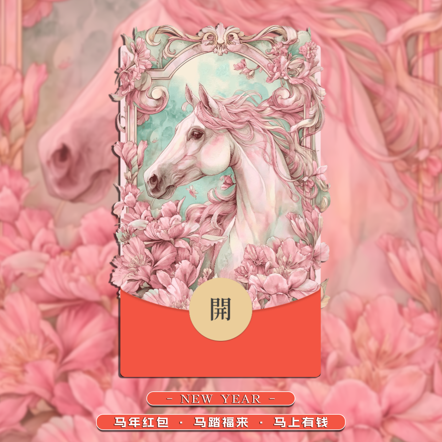 2026年微信红包封面马年微信红包封面动态春节新年微信红包封面