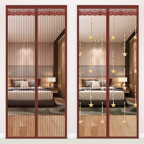 魔术贴防蚊门帘磁性隔断自吸磁铁