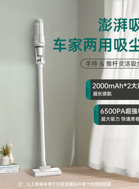 无线吸尘器 车家两用 大吸力高续航小型手持除宠物毛发静音多功能