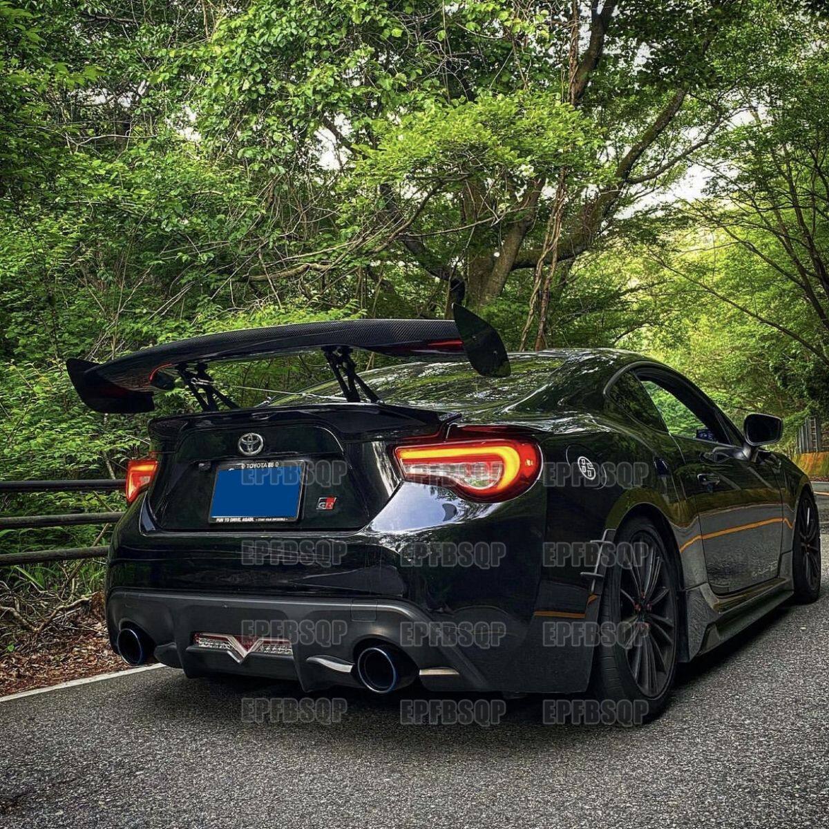 适用丰田GT86 BRZ改装跑车翼三厢车通用改装GT大尾翼定风翼