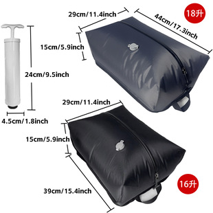 简约防水可折叠旅行袋真空压缩旅行出差包包压缩收纳包气密真空袋