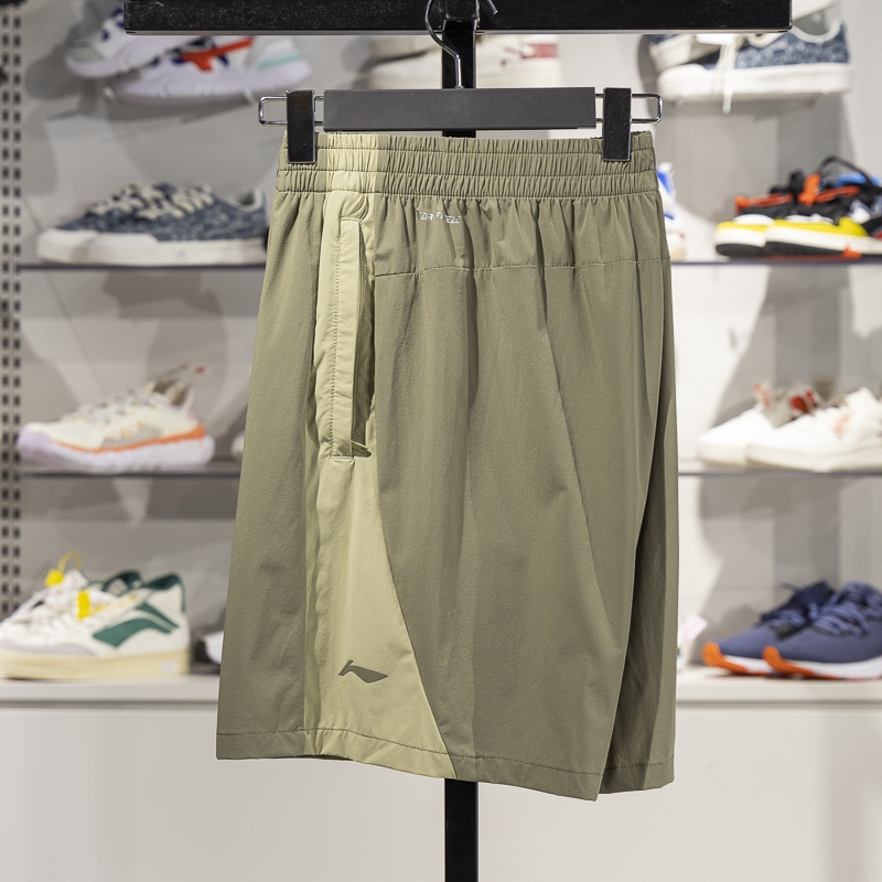 李宁男子短裤速干凉感运动短裤