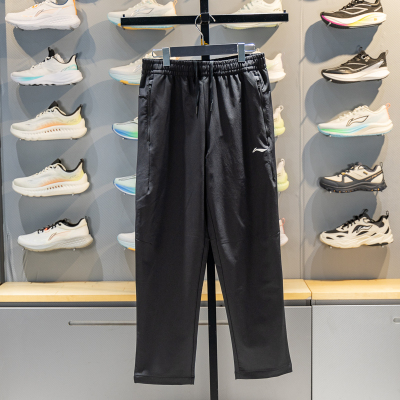 李宁男子健身男子防泼水运动裤