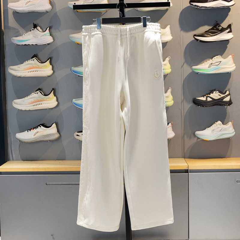 李宁卫裤男子2026春季新款直筒吸汗舒适潮流宽松运动长裤AKLW075,运动服/休闲服装,运动长裤,淘宝优惠券,粉丝福利购,淘宝优惠卷