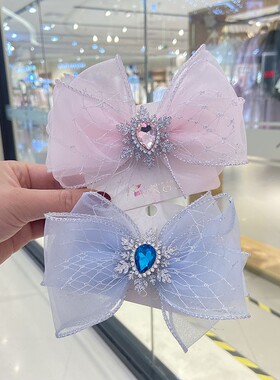 飘带蝴蝶结发夹diy发饰公主发卡