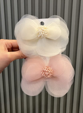 儿童发饰花朵蝴蝶结公主发夹边夹