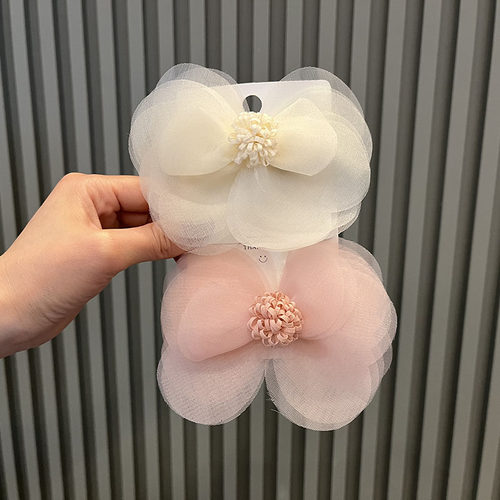 儿童发饰花朵蝴蝶结公主发夹边夹