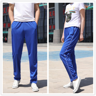 薄款 夏季 白边校服裤 长裤 新品 校裤 男运动裤 一条杠初中小学高中大码