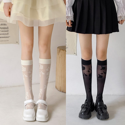 袜子女夏季薄款压力瘦腿
