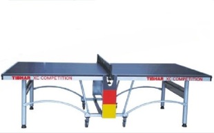 TIBHAR挺拔非凡99-3一体轮式乒乓球桌室内折叠可移动乒乓球台