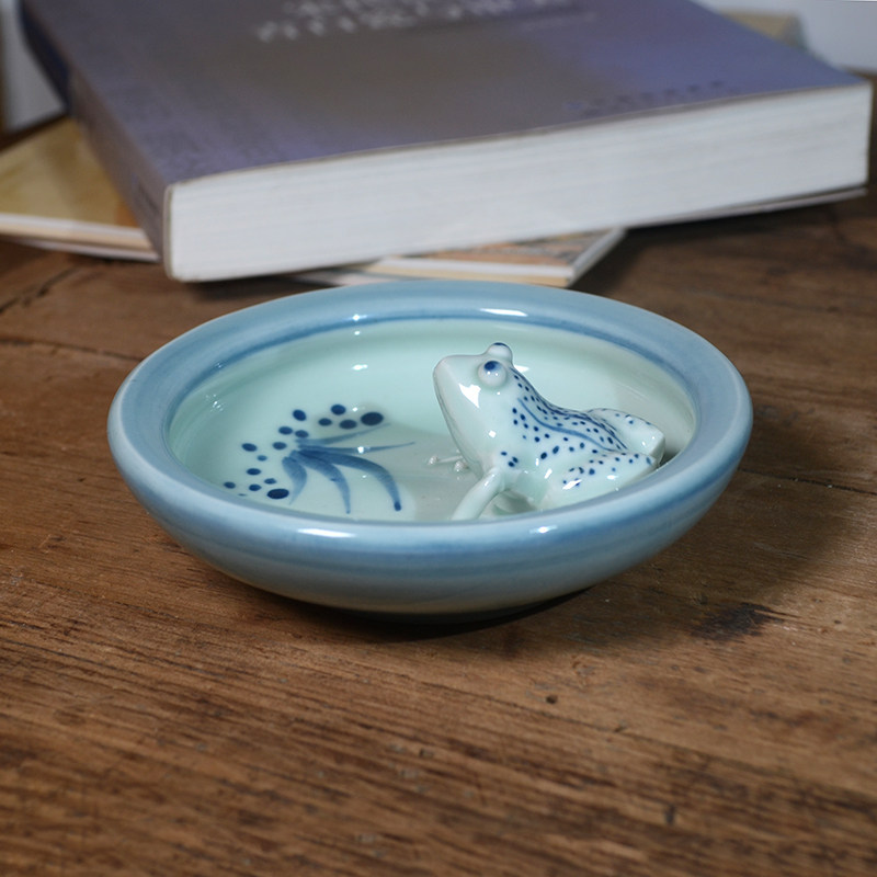 多功能文房陶瓷墨碟笔洗笔搁水碟墨盒毛笔架学生书法国画墨汁笔舔,文具电教/文化用品/商务用品,文房四宝,淘宝优惠券,粉丝福利购,淘宝优惠卷