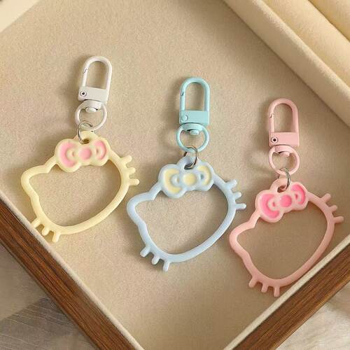 爱心拼豆钥匙扣手工diy配