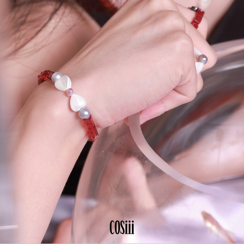COSiii23新品织梦结系列项链蝴蝶结珍珠原创设计磁吸扣手链