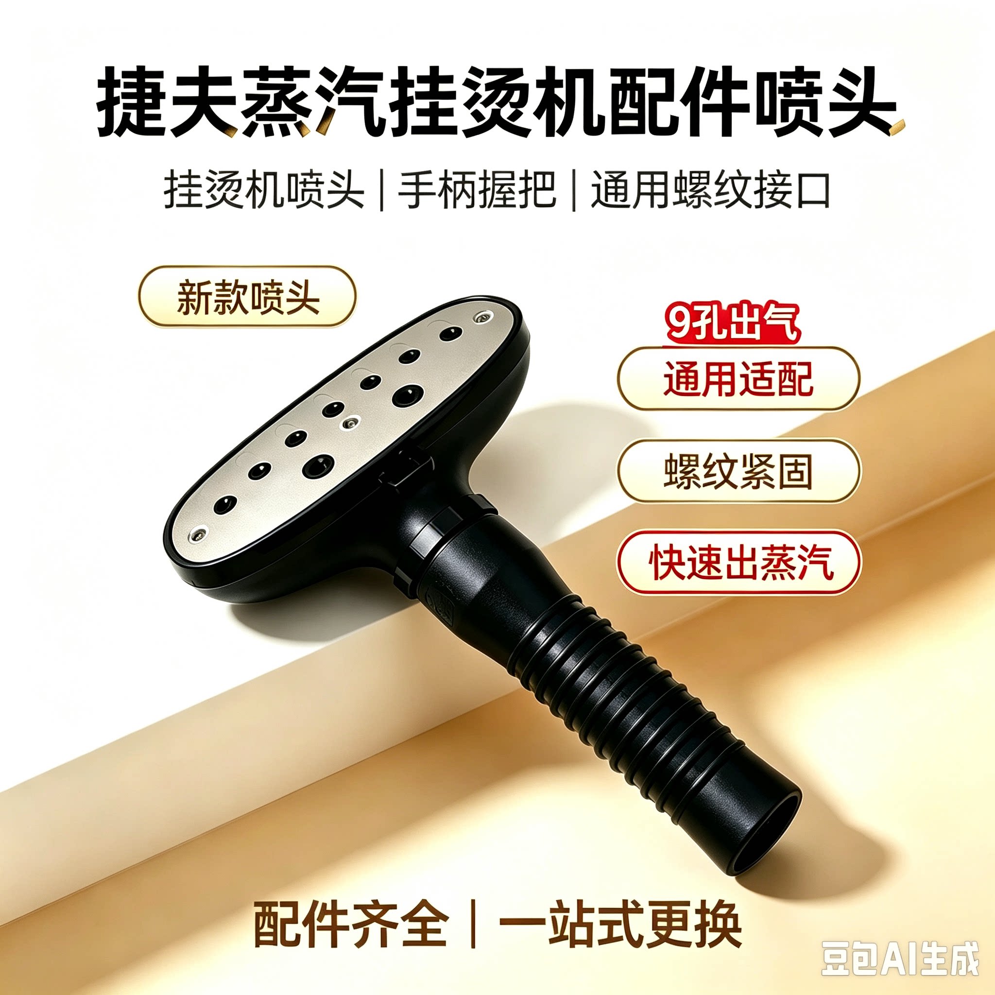 捷夫挂烫机配件蒸汽喷头熨烫头铝面出气头熨斗头原装配件包邮