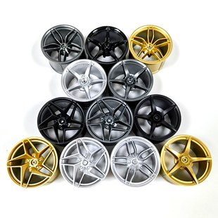 国产积木MCO 改装1:8轮毂 c61505拉法五星改装车轮配件 拼装积木