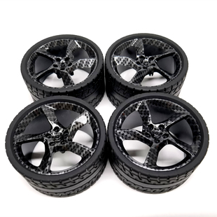 积木MOC SP3轮毂炭纤维纹水转 印兼容乐高73389拼插科技组68577